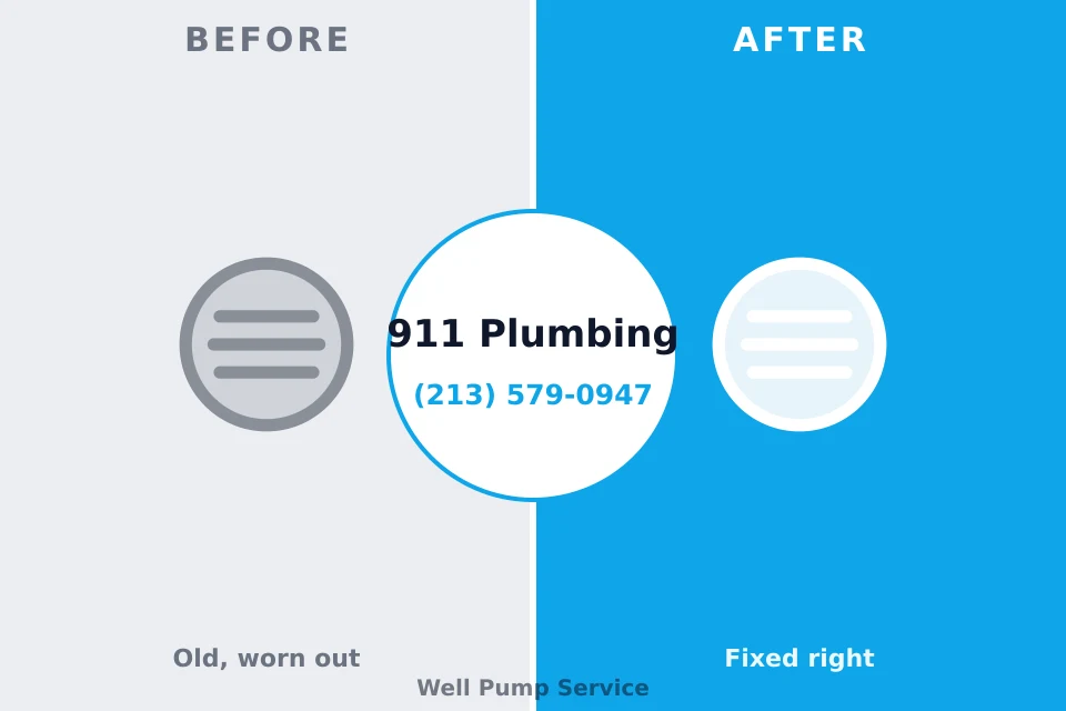 Before and after: plumbing repair Pocahontas, IA